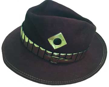 Seconds - Real 70s Wool Fedora - Maroon