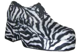 Platform Shoes - Pimp Shoes from Pimpdaddy (Zebra Shoe Heel)