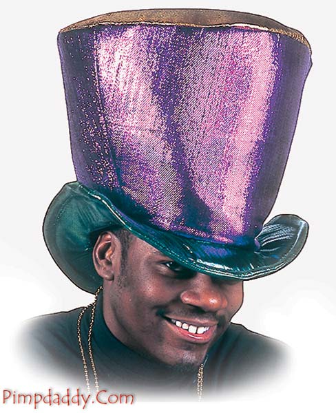 mardi gras pimp hat