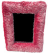Fuzzy Red Picture Frame
