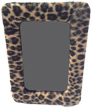 Fuzzy Leopard Picture Frame